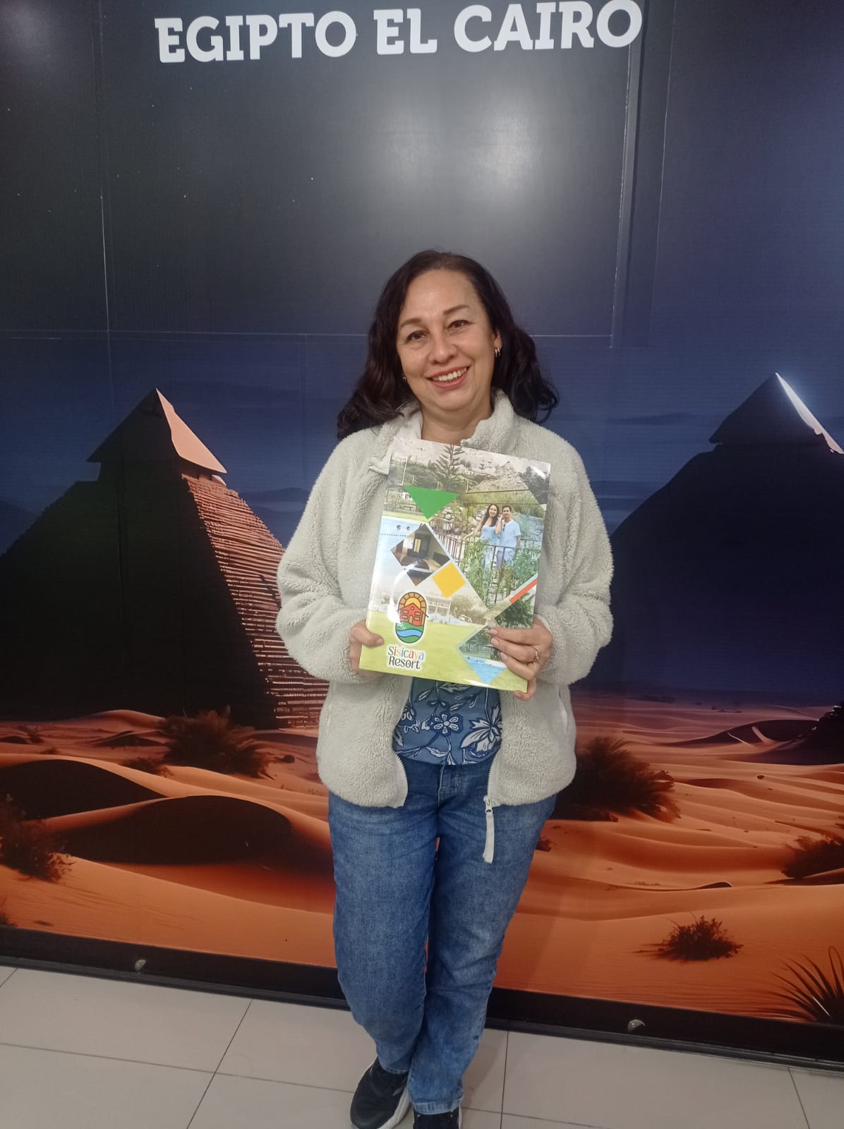 Visitantes contentos